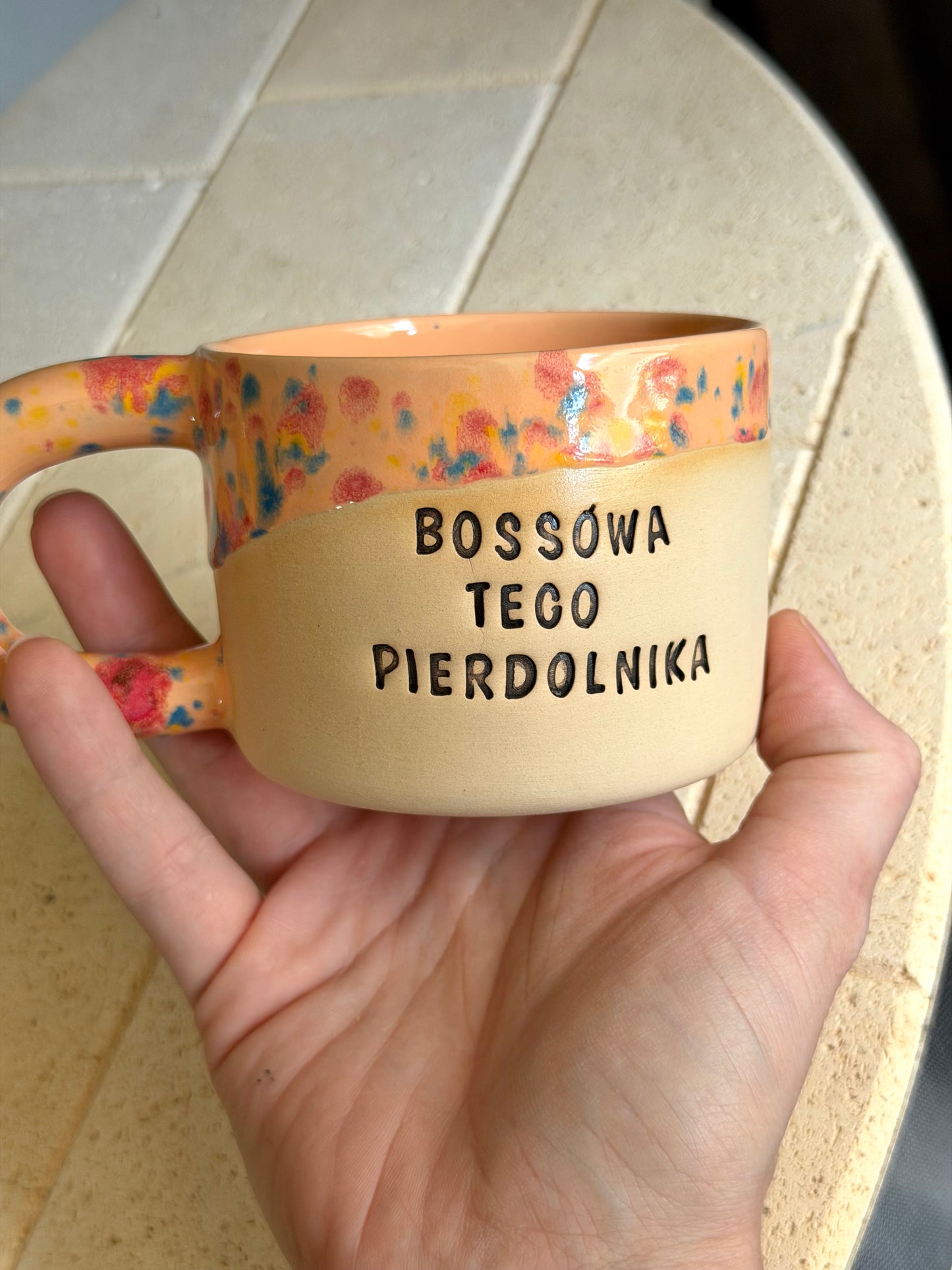 M - Kubek Brzydkie Słowa - OUTLET - Bossówa tego pierdolnika