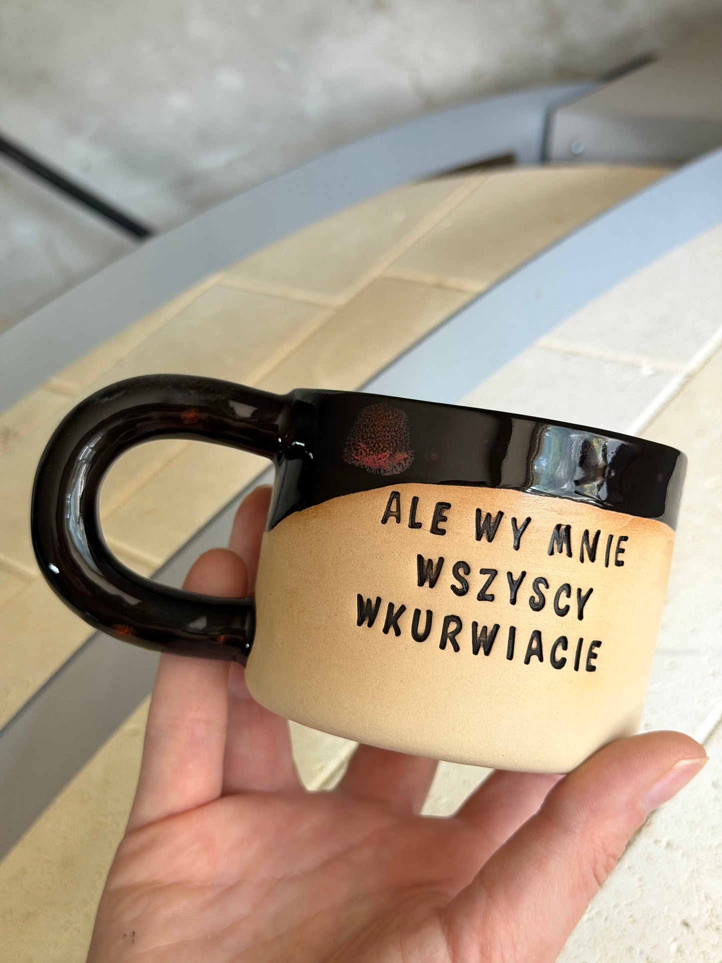 M - Kubek Brzydkie Słowa - OUTLET - Ale wy mnie wszyscy wkurwiacie