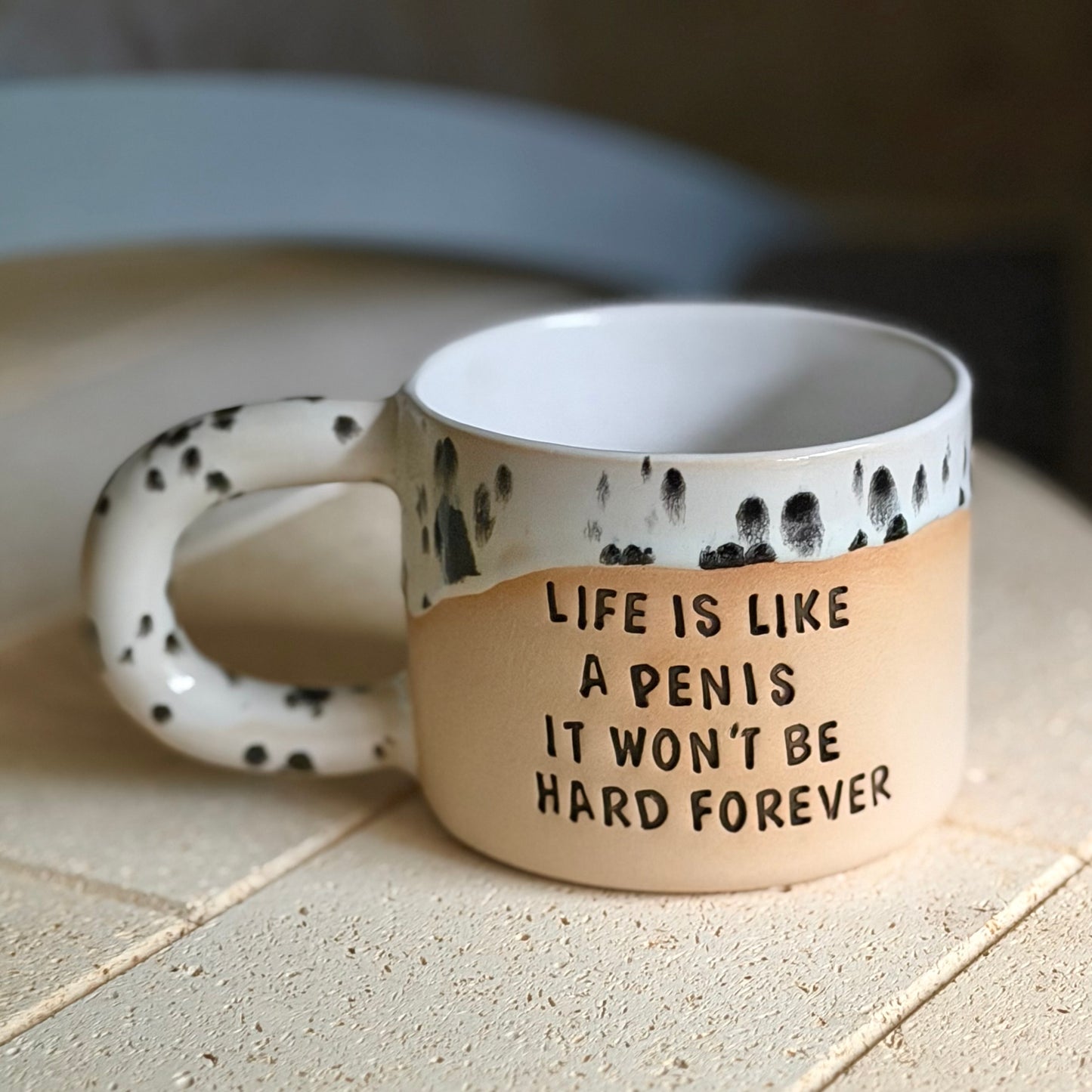 M - Kubek Brzydkie Słowa - Life is like a penis