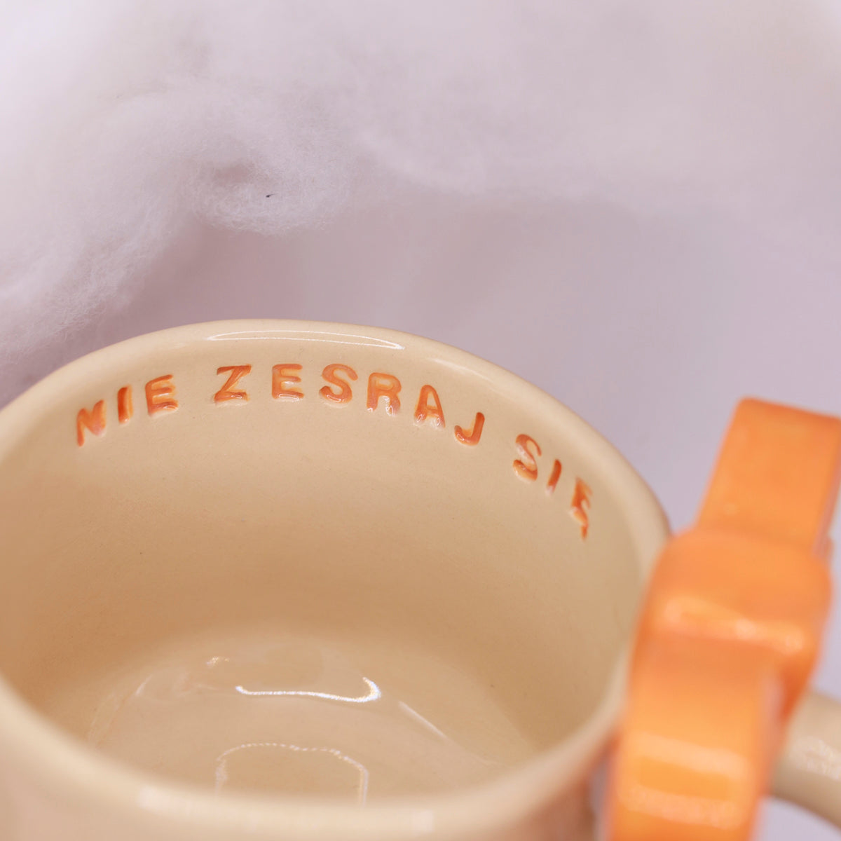 S - Kubek kokarda 3D - Nie zesraj się