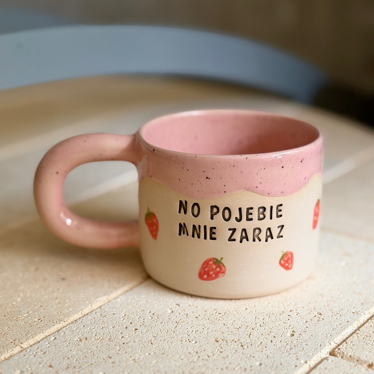 M - Kubek Brzydkie Słowa - TRUSKAWKI - No pojebie mnie zaraz