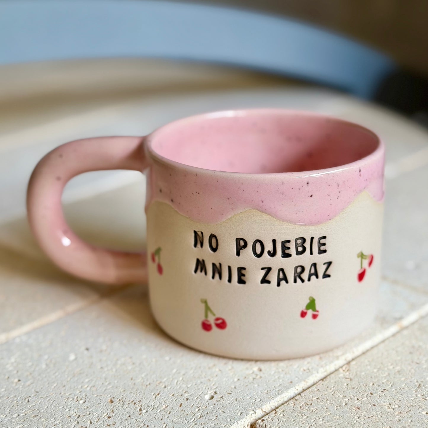 M - Kubek Brzydkie Słowa - WIŚNIE - No pojebie mnie zaraz
