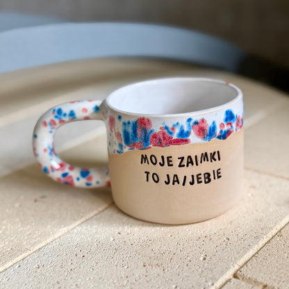 M - Kubek Brzydkie Słowa - OUTLET - Moje zaimki to ja/jebie