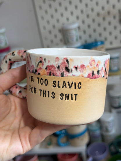 M - Kubek Brzydkie Słowa - OUTLET - i’m too slavic for this shit