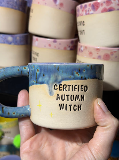 M - OUTLET - Kubek Brzydkie Słowa - gwiazdy - certified autumn Witch