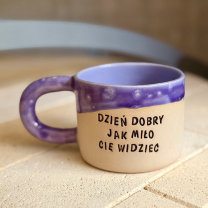 M - Kubek Brzydkie Słowa - miło Cię widzieć - żart