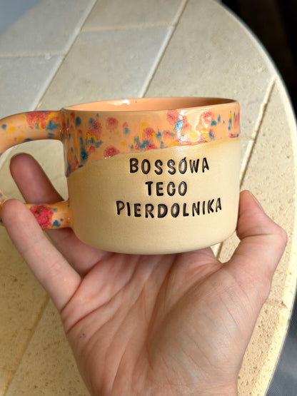 M - Kubek Brzydkie Słowa - OUTLET - Bossówa tego pierdolnika