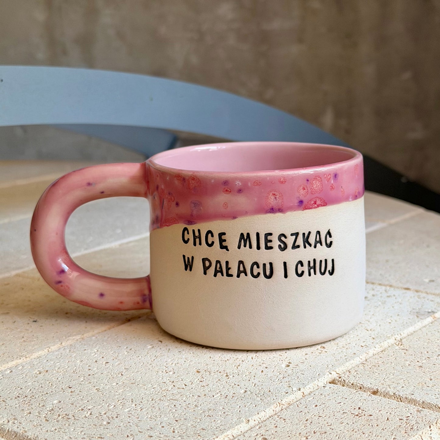 M - Kubek Brzydkie Słowa - Chcę mieszkać w pałacu i chuj