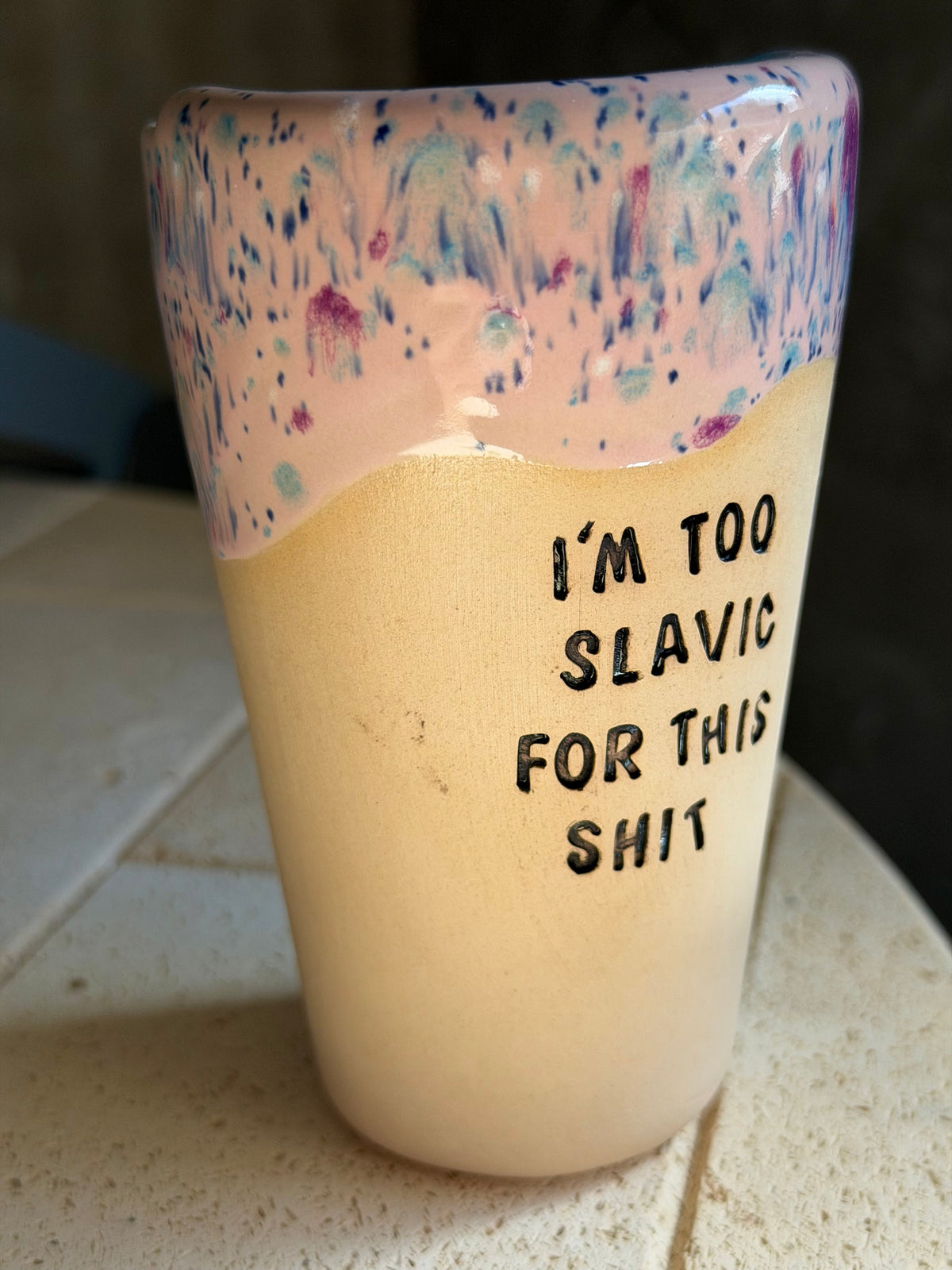 Podróżny - OUTLET - Kubek brzydkie słowa - I’m too slavic for this shit