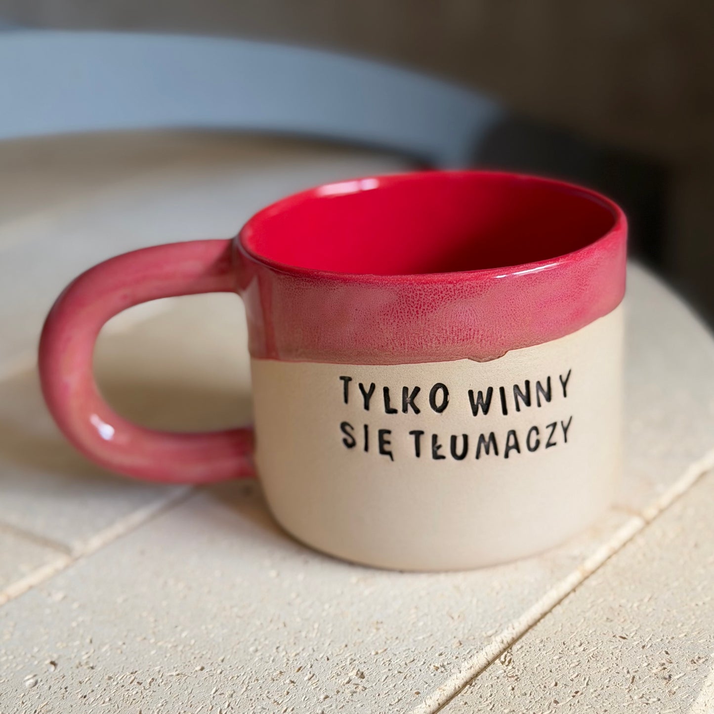 M - Kubek 1670 - tylko winny się tłumaczy