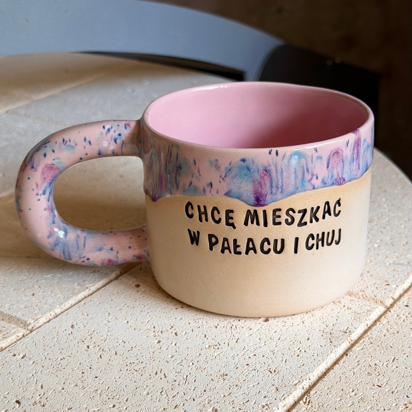 M - Kubek 1670 - Chcę mieszkać w pałacu i chuj