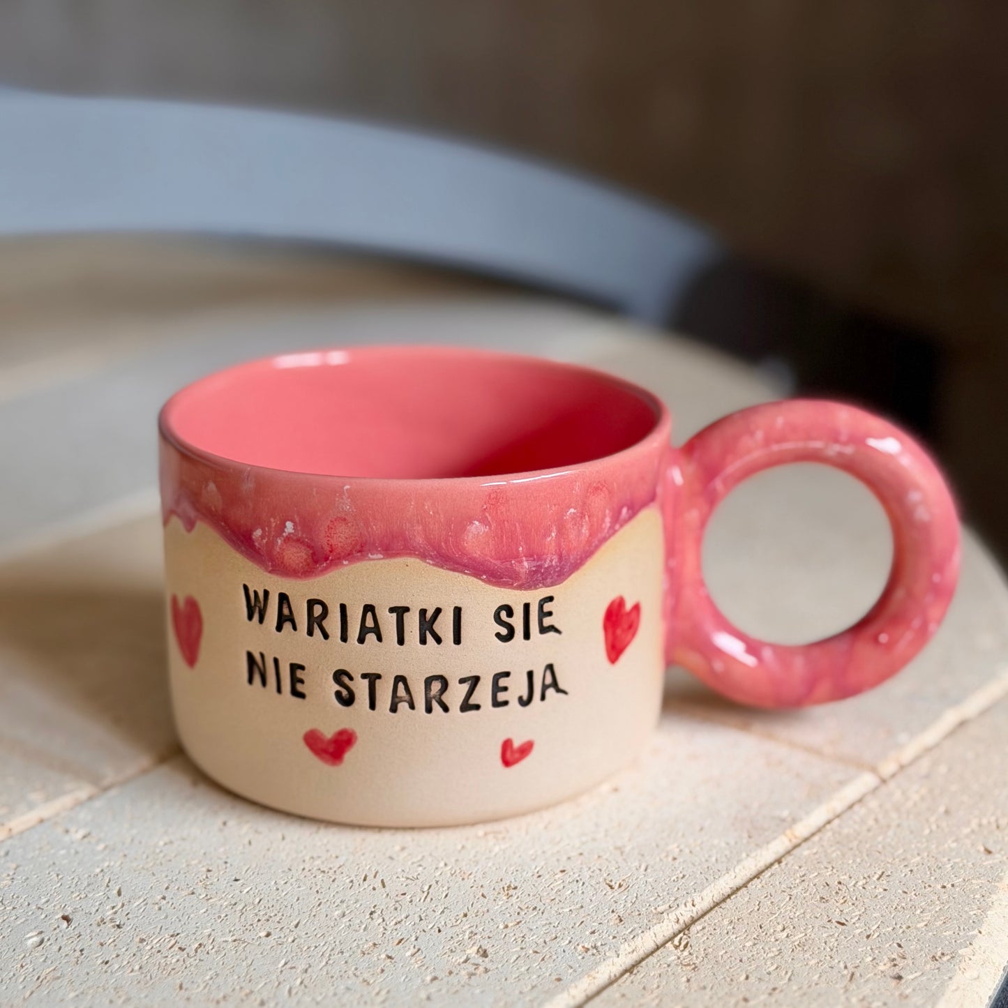 M - Kubek Brzydkie Słowa - Wariatki się nie starzeją - ucho koło
