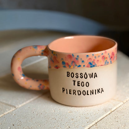 M - Kubek Brzydkie Słowa - OUTLET - Bossówa tego pierdolnika