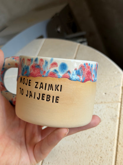 M - Kubek Brzydkie Słowa - OUTLET - Moje zaimki to ja/jebie