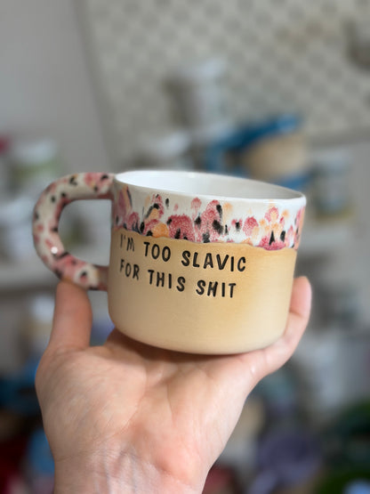 M - Kubek Brzydkie Słowa - OUTLET - i’m too slavic for this shit