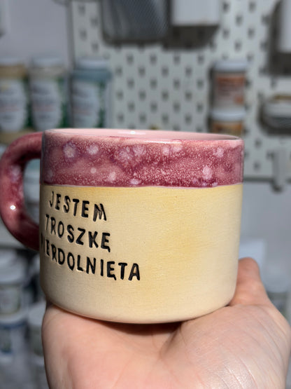 M - OUTLET - Kubek Brzydkie Słowa - Jestem troszkę pierdolnięta