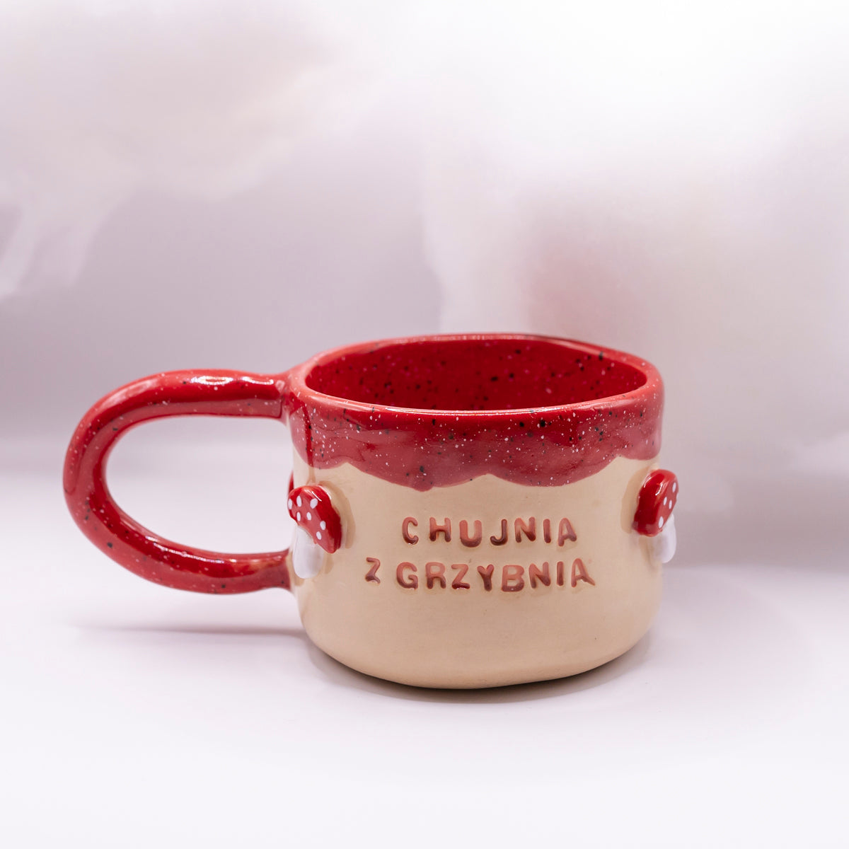 S - Kubek grzyby muchomory 3D - Chujnia z grzybnią