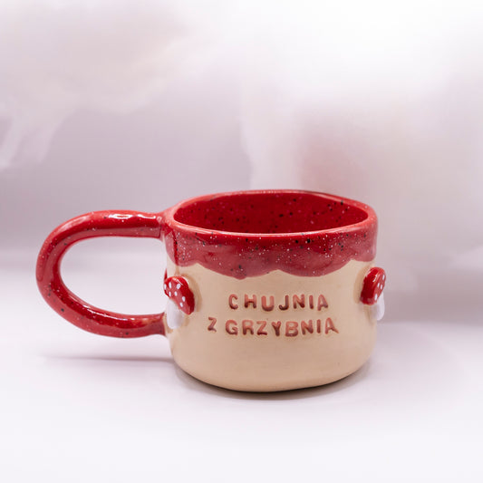 S - Kubek grzyby muchomory 3D - Chujnia z grzybnią