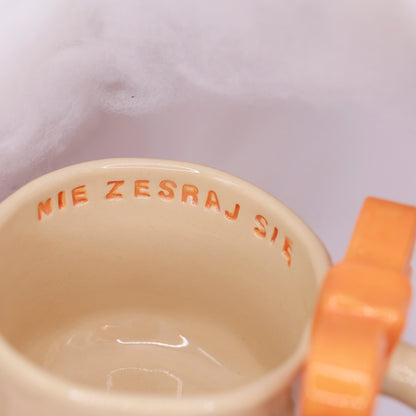 S - Kubek kokarda 3D - Nie zesraj się