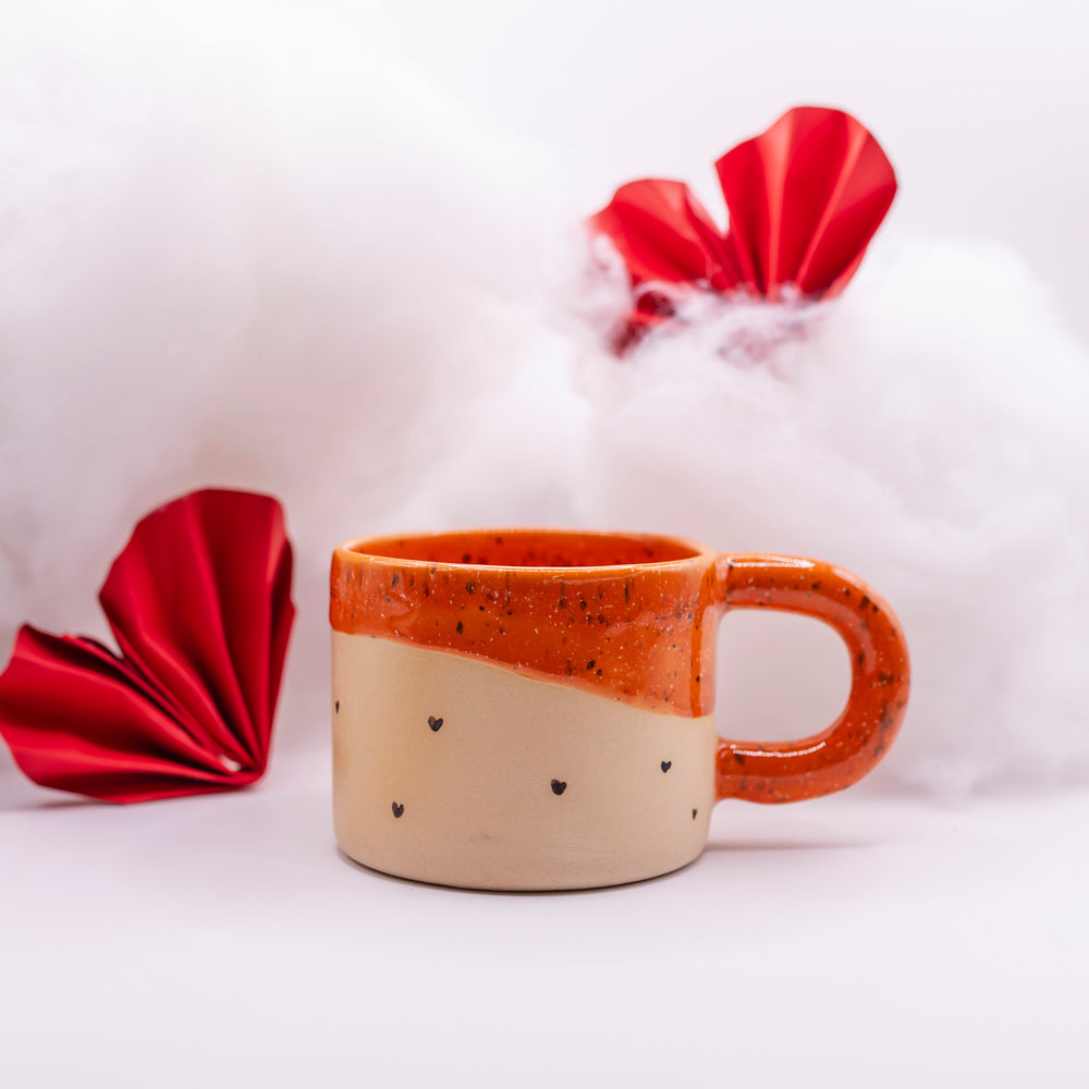 M i L - Kubek Brzydkie Słowa - Nie zesraj się - serduszka