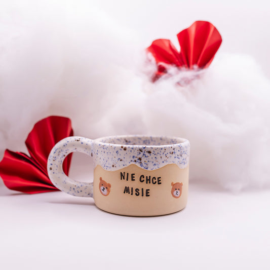 M - Kubek Brzydkie Słowa - nie chce misie - misie malowane