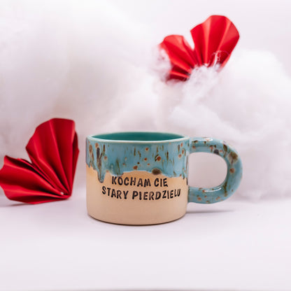 M - Kubek Brzydkie Słowa - Kocham cię stary pierdzielu