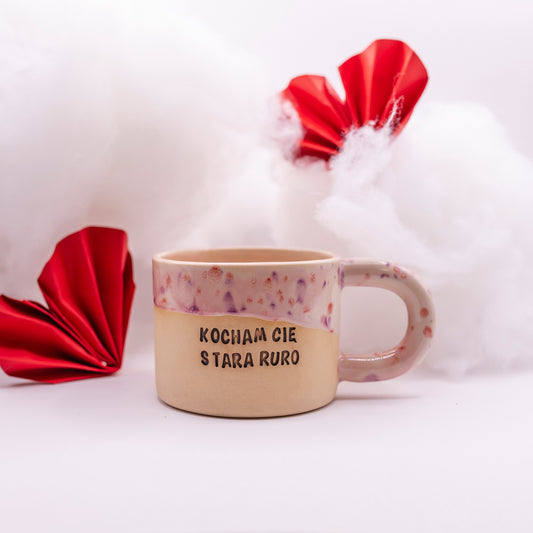 M - Kubek Brzydkie Słowa - Kocham cię stara ruro - opcja 2