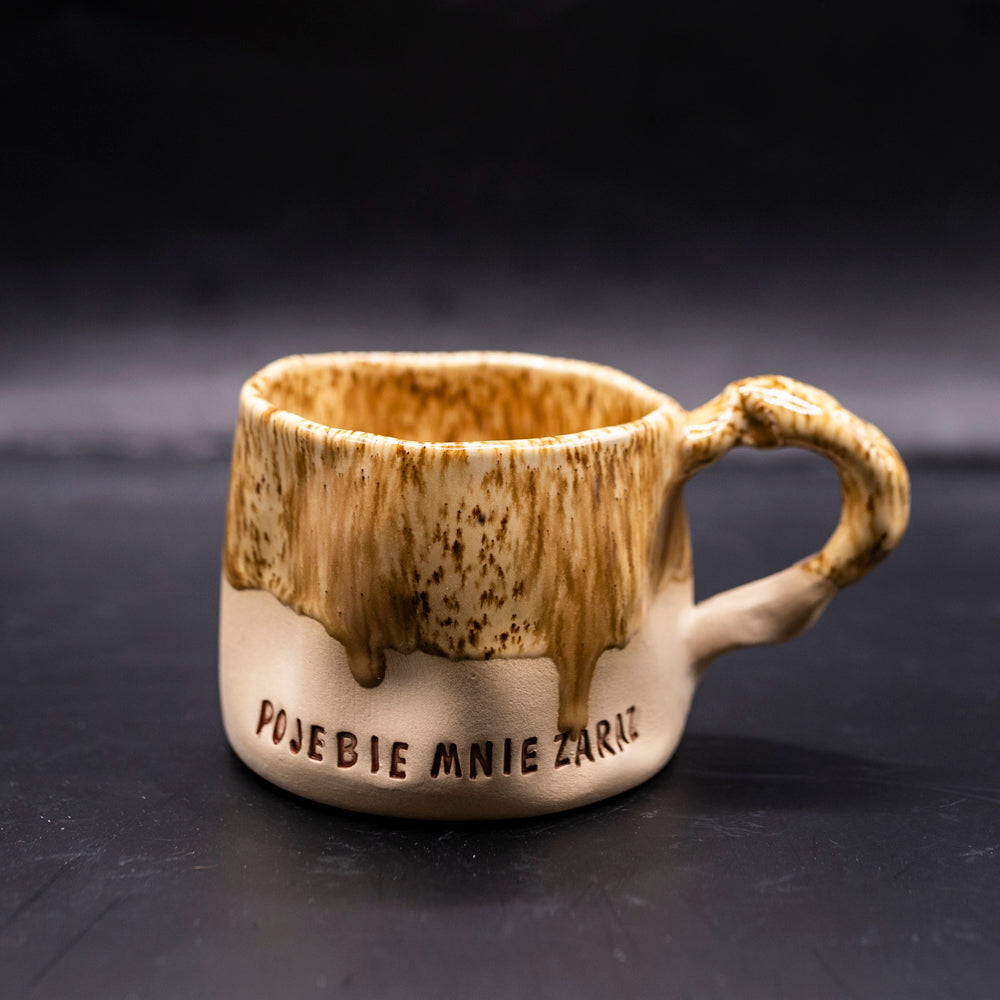 Kubki Brzydkie Słowa - ORGANICZNY - piaskowy