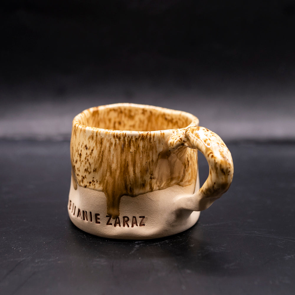 Kubki Brzydkie Słowa - ORGANICZNY - piaskowy