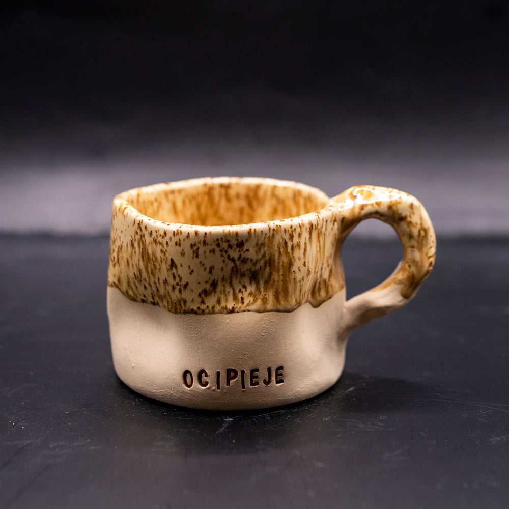 Kubki Brzydkie Słowa - ORGANICZNY - piaskowy