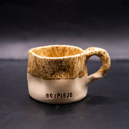 Kubki Brzydkie Słowa - ORGANICZNY - piaskowy